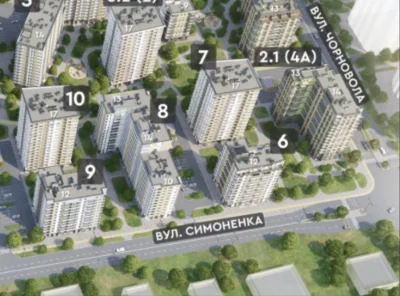 Sale of a 3-bedroom apartment in the "Krona Park" residential complex