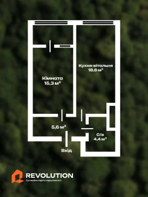 No Commission. Sale of a 1-bedroom apartment 47.4 sq.m, Atlant on Kyivsk