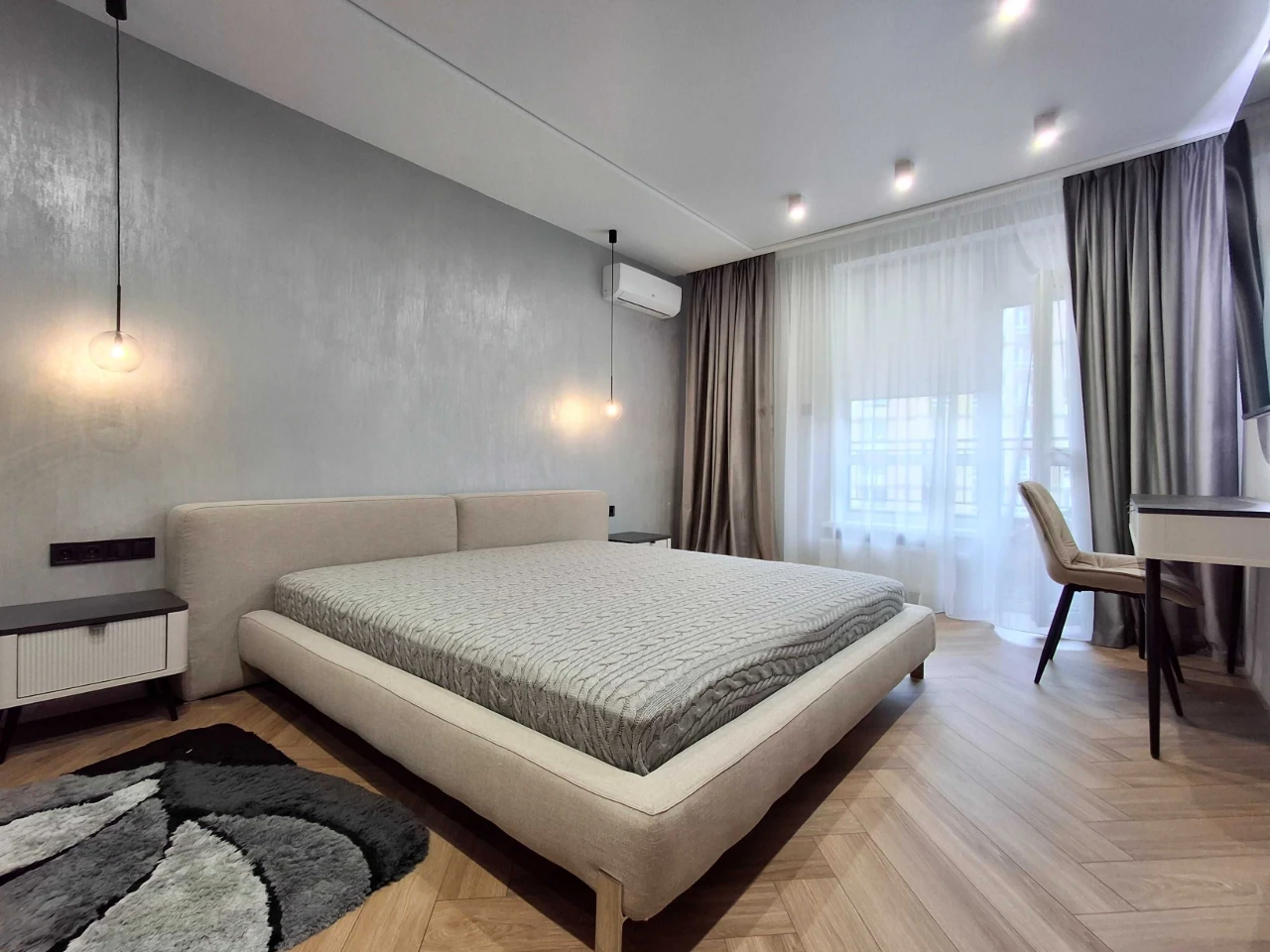 2 room apartment, 83.68/35.2/24.7 sq m, Brovary, Soborna Street, 23. Krona Park 2 residential complex. Floor 10/14.