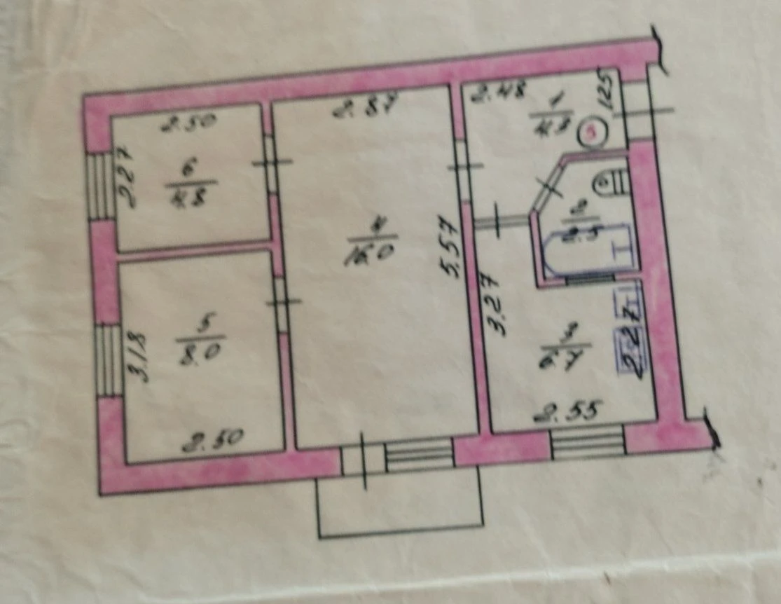 Sale of 3-room apartment, Obolenska Street
