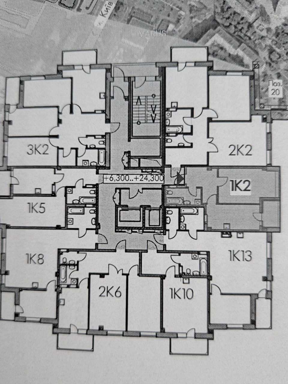 Apartment for sale in "Savannah City" residential complex, one-bedroom, 46.44 m2.