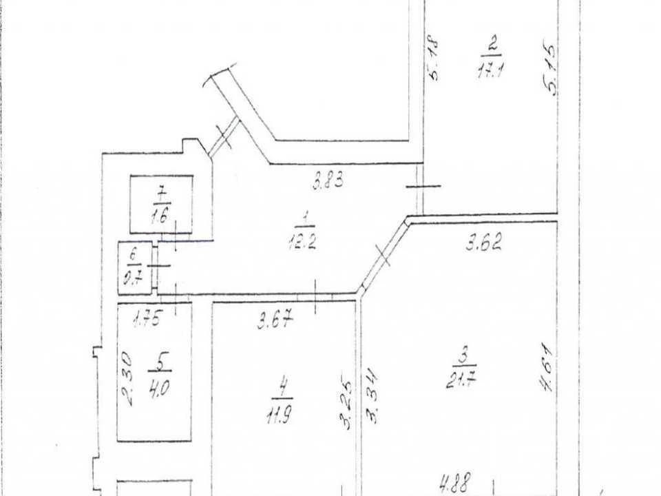 Apartment. Brovary, Hrushevsky Street