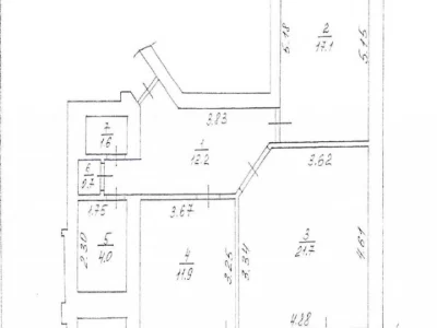 Apartment. Brovary, Hrushevsky Street