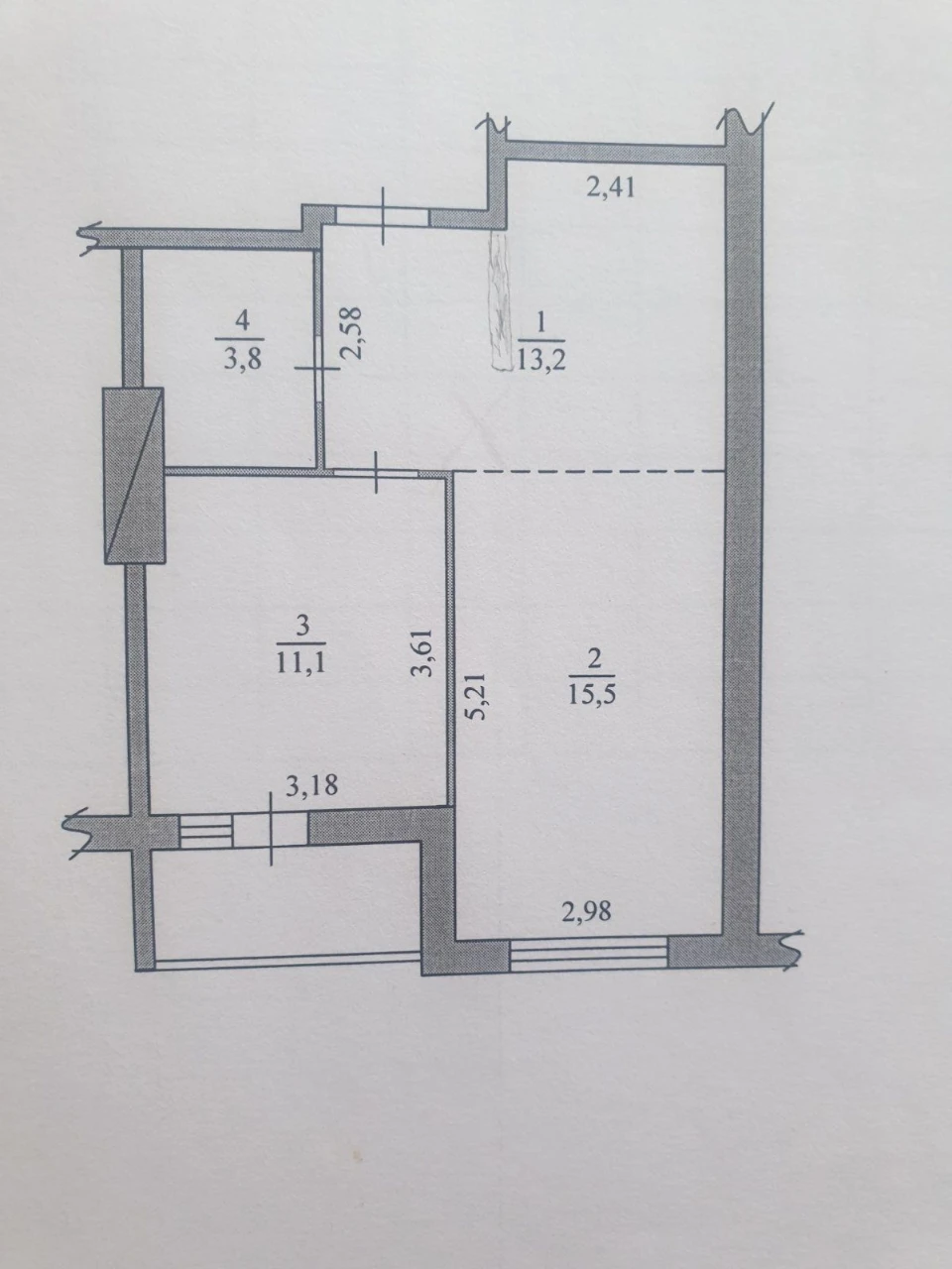 For sale 1-bedroom apartment. Owner. Petlury 21 b.