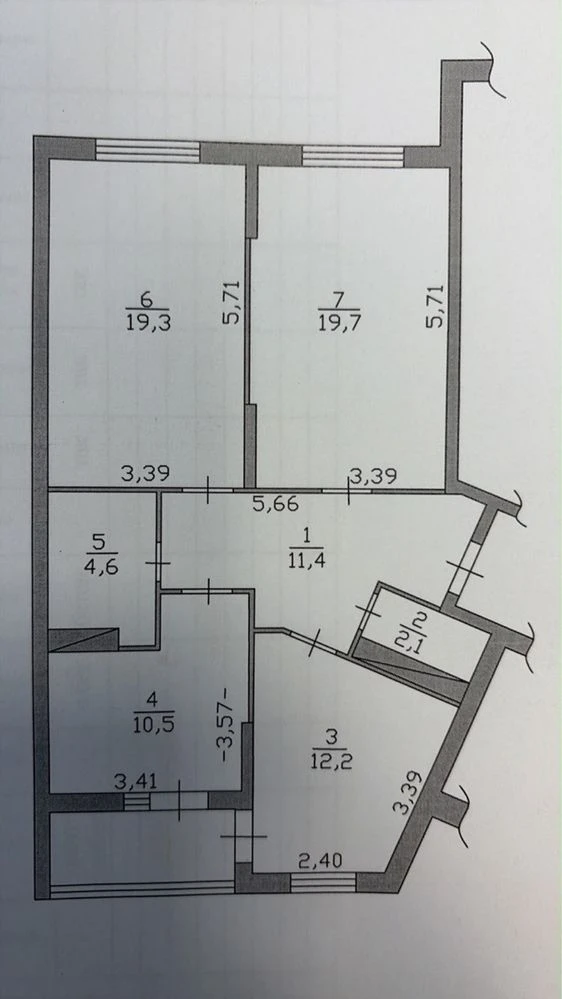 For Sale: 3-room apartment in a new building on Moskalenko Street!