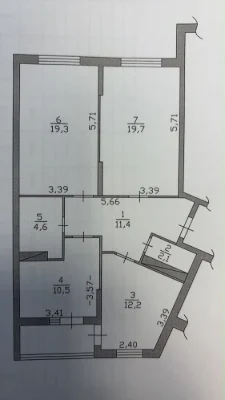 For Sale: 3-room apartment in a new building on Moskalenko Street!