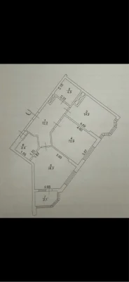 FOR SALE 2-room apartment in the "Lesovy Kvartal" residential complex, 71.7 sq.m!
