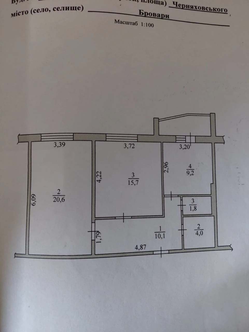 Sale of a 2-room apartment on Simon Petliury 36