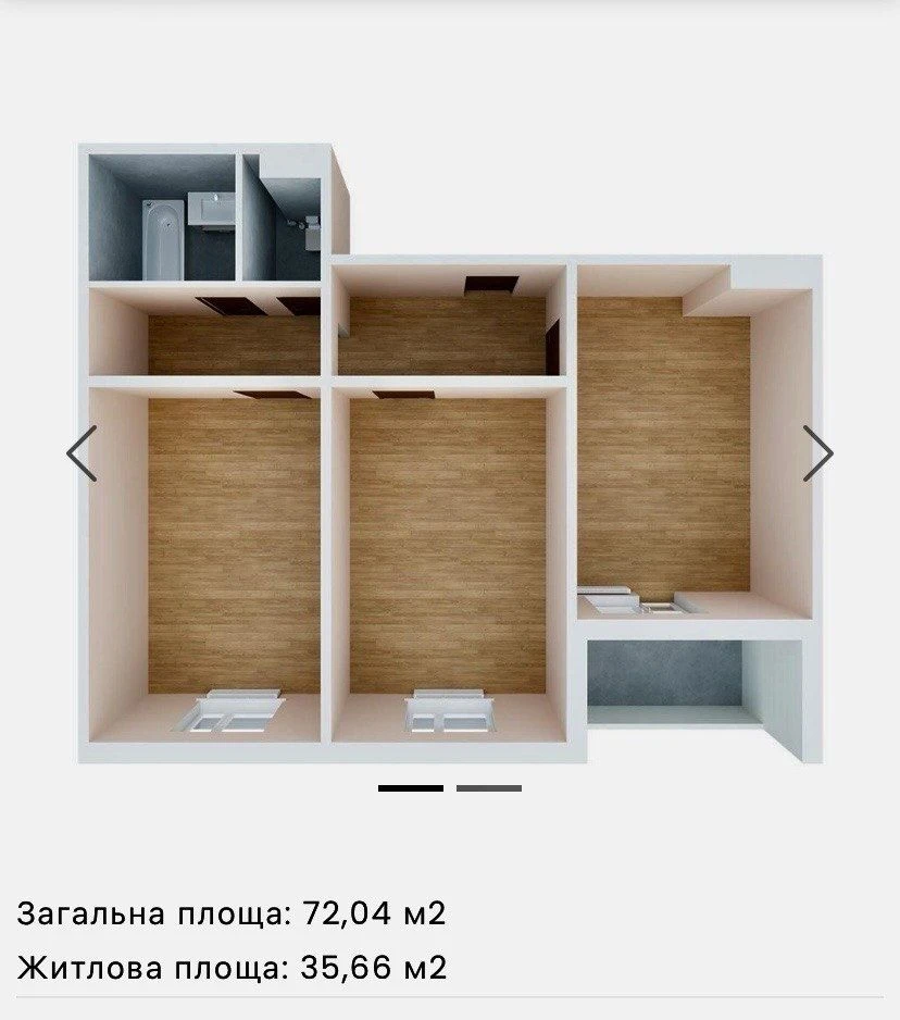 Квартира 72 кв.м с ремонтом, вул. Київська 225, ЖК "Київський", Бровари, центр