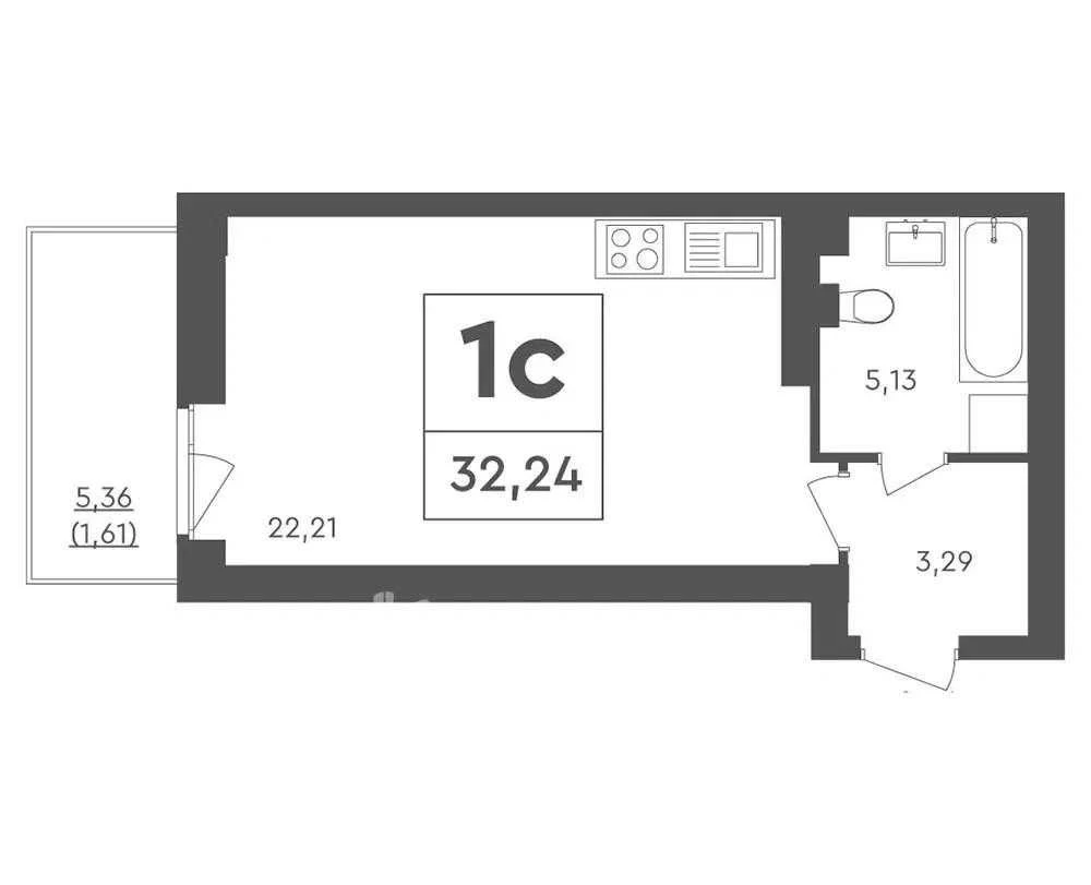 Sale of a 1-bedroom apartment on Heroiv Krut Street, 2, Skandia Bровари Residence