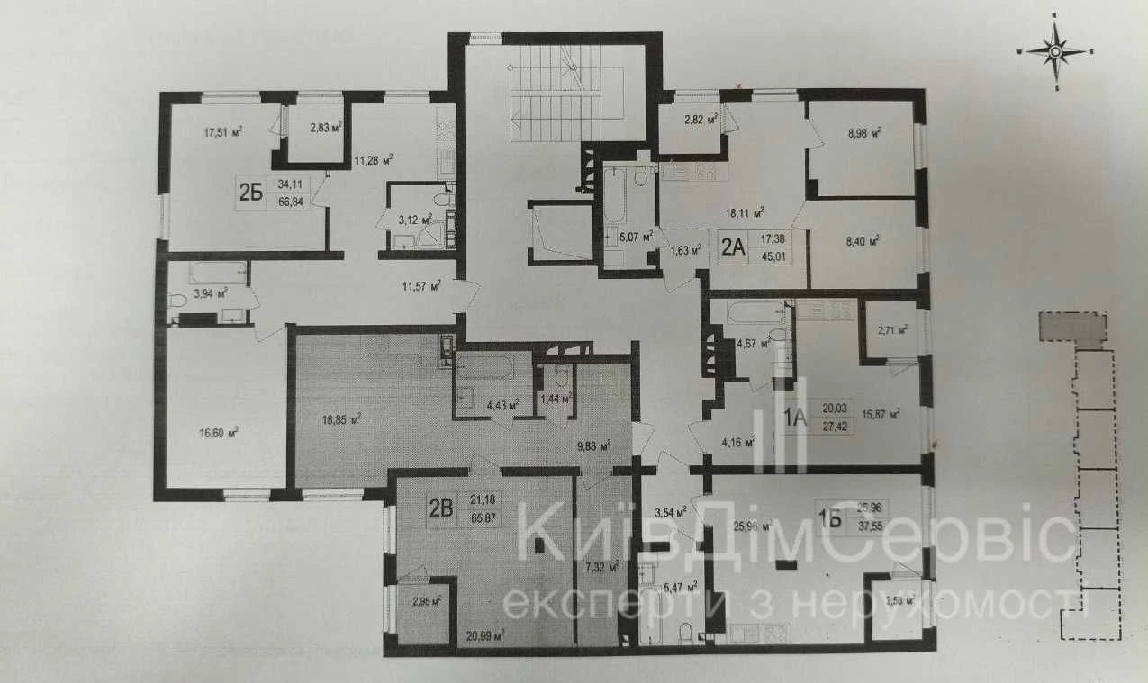 For Sale: 2-bedroom apartment, 66 sq.m., Scandia residential complex, Brovary
