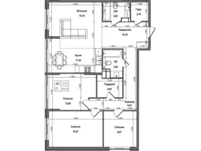 Apartment for Sale in Brovary