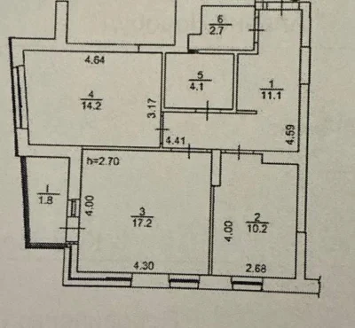 Продається 2-кімнатна квартира, 62 кв.м. в ЖК «Krona Park2».