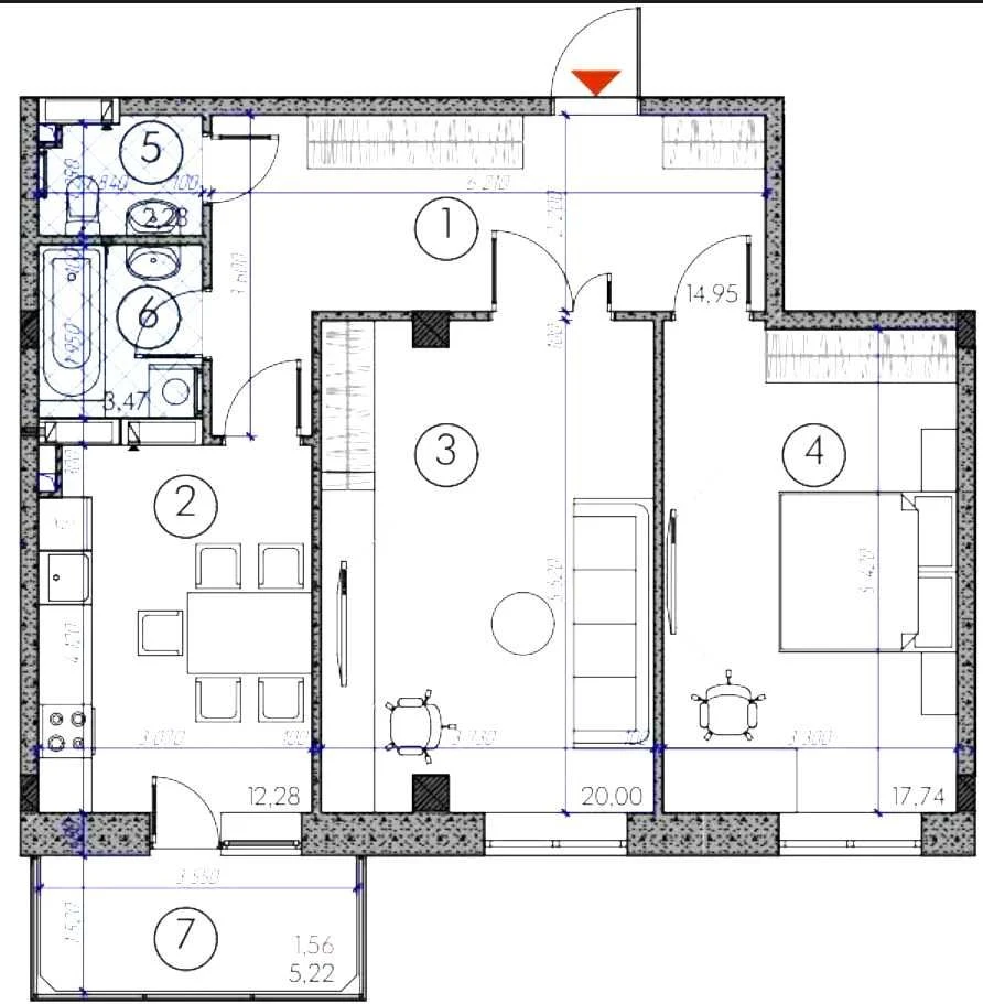 Саванна Сити, 75 м2, переуступка 2%