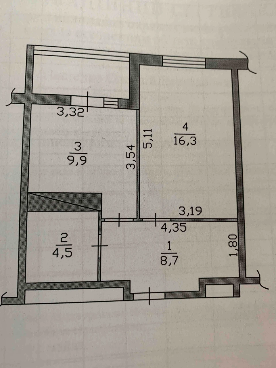 Продажа 1-комнатной квартиры в ЖК «Олимпийский»