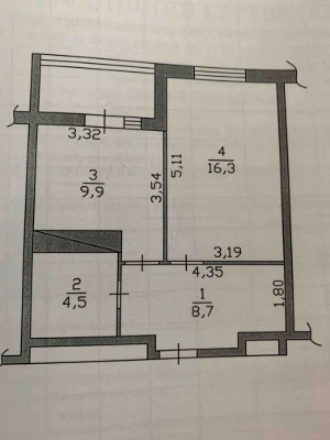 Продажа 1-комнатной квартиры в ЖК «Олимпийский»
