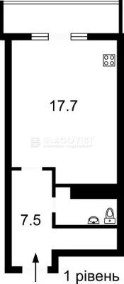Продаж 2-х кімн 2-х рівн квартири 76.5 м2  у ЖК Krona Park I