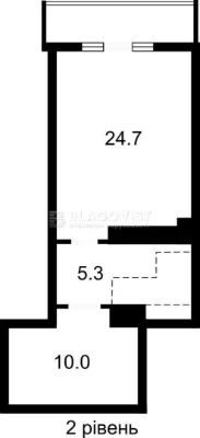 Продаж 2-х кімн 2-х рівн квартири 76.5 м2  у ЖК Krona Park I