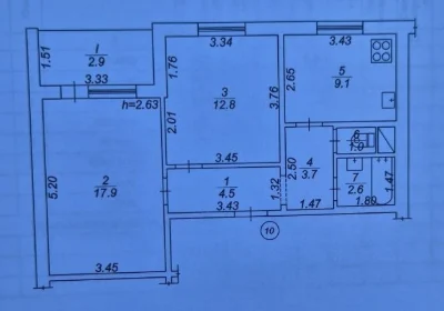 Продажа 2-комнатной квартиры