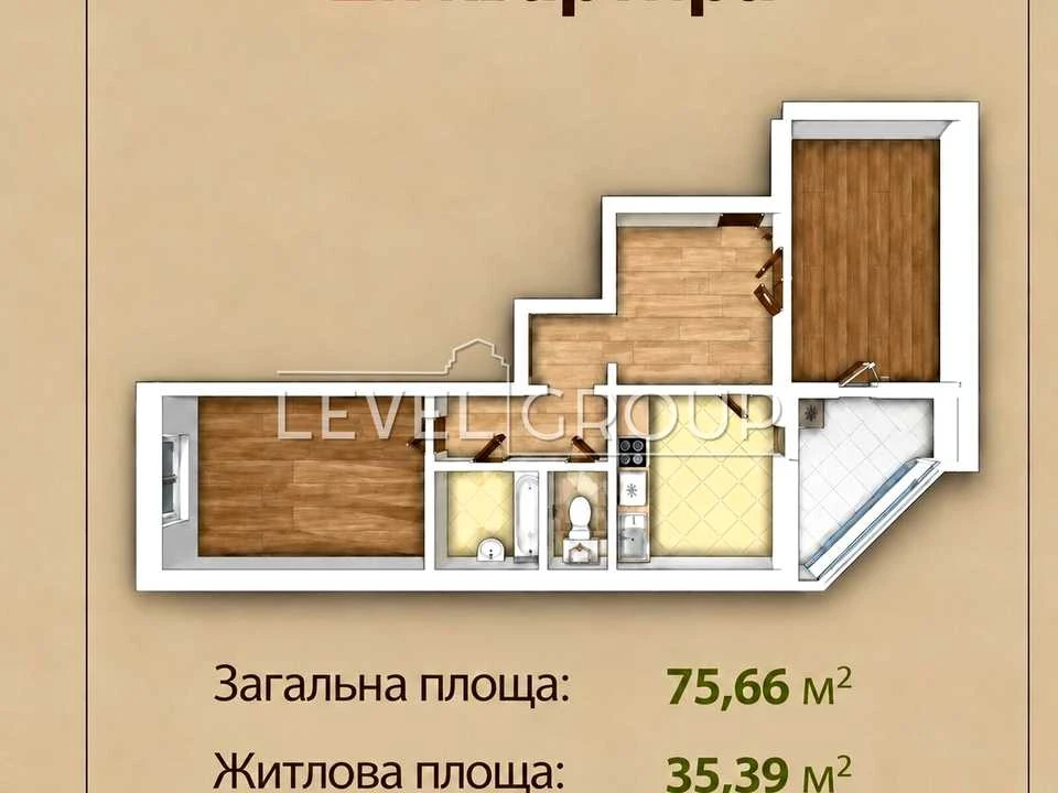 Квартира. Вишгород, Кургузова вул.