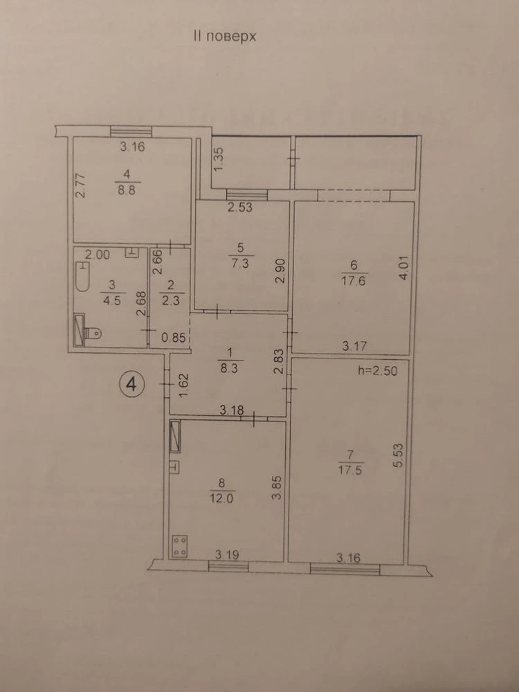 Selling 3-room apartment in Vyshorod, Kurgusova, 2