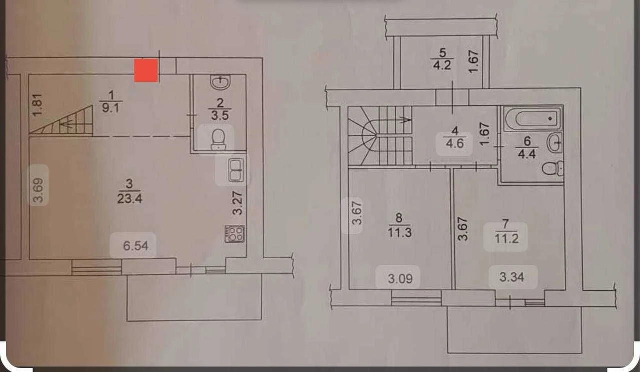 Duplex apartment with custom renovation, Vyshorod, ЖК Сі