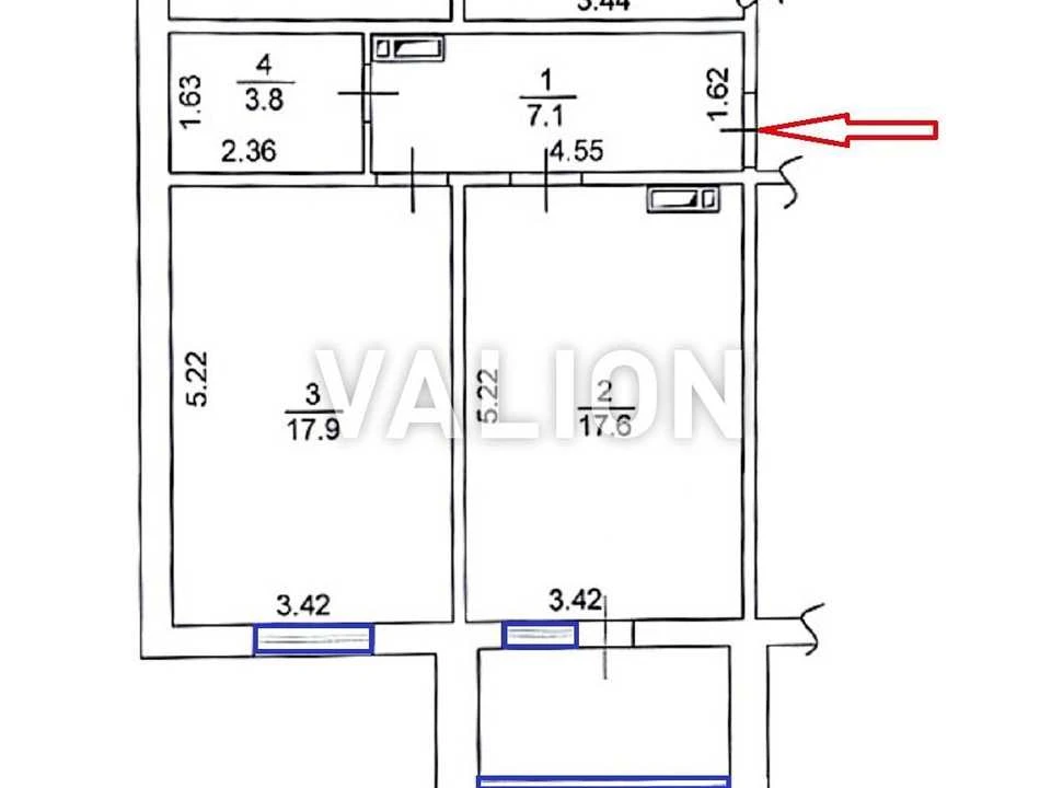 1-room apartment. Kurgusova st., Vyshorod