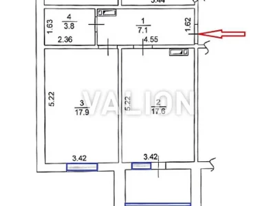 1-room apartment. Kurgusova st., Vyshorod