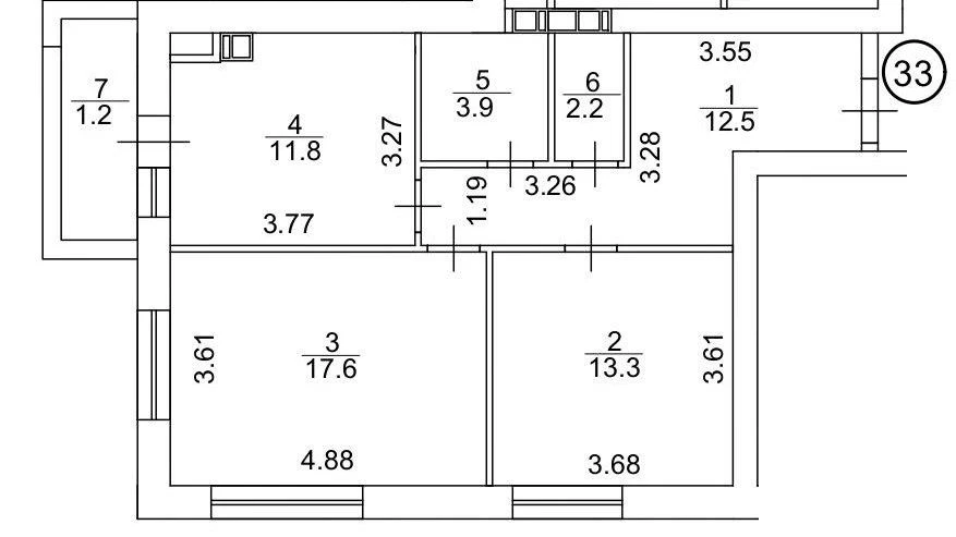 For Sale: 2-bedroom apartment, with gas