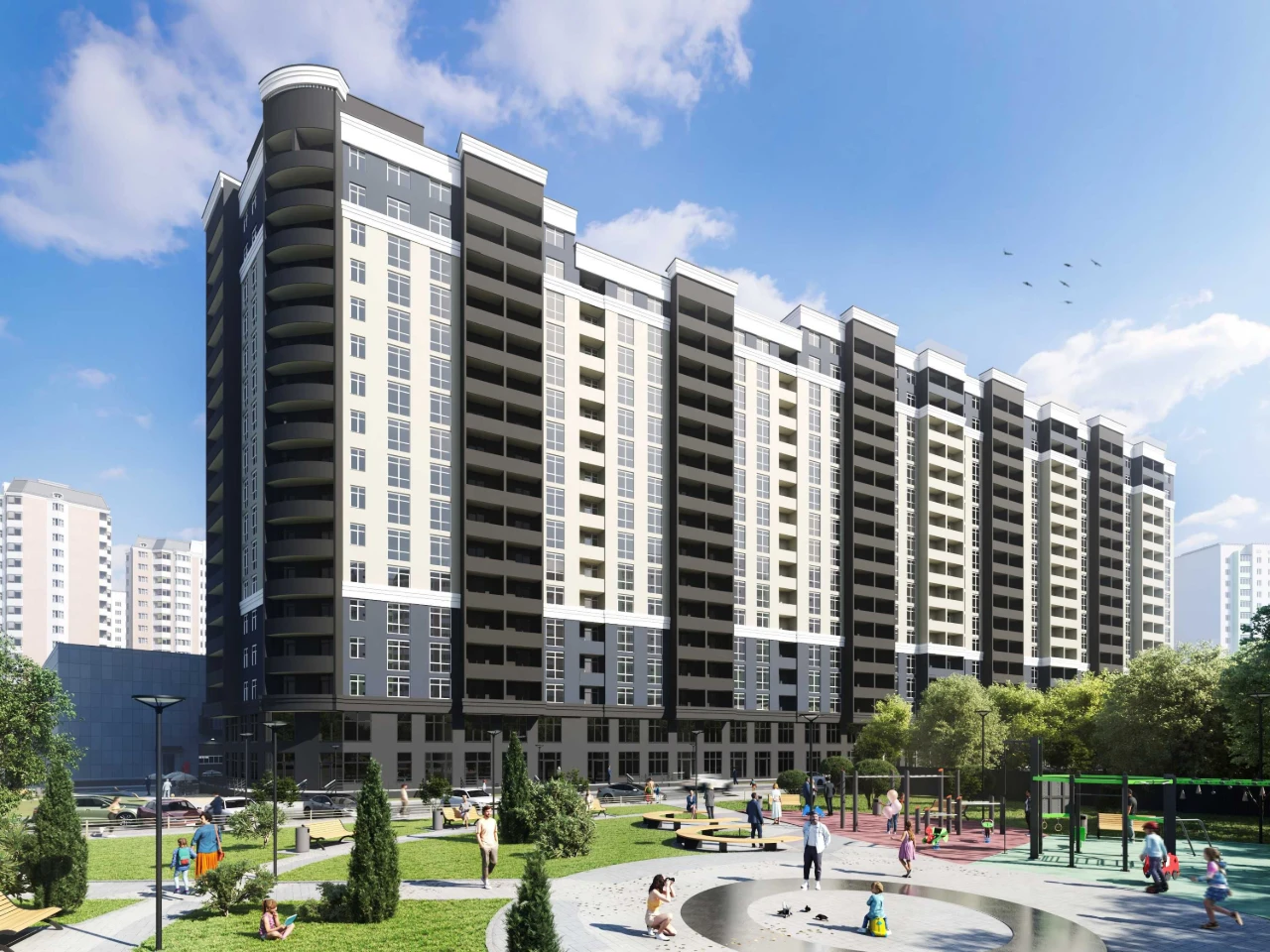 3-комнатная квартира 78 м2 с первым взносом 24 500 $ в ЖК Борис