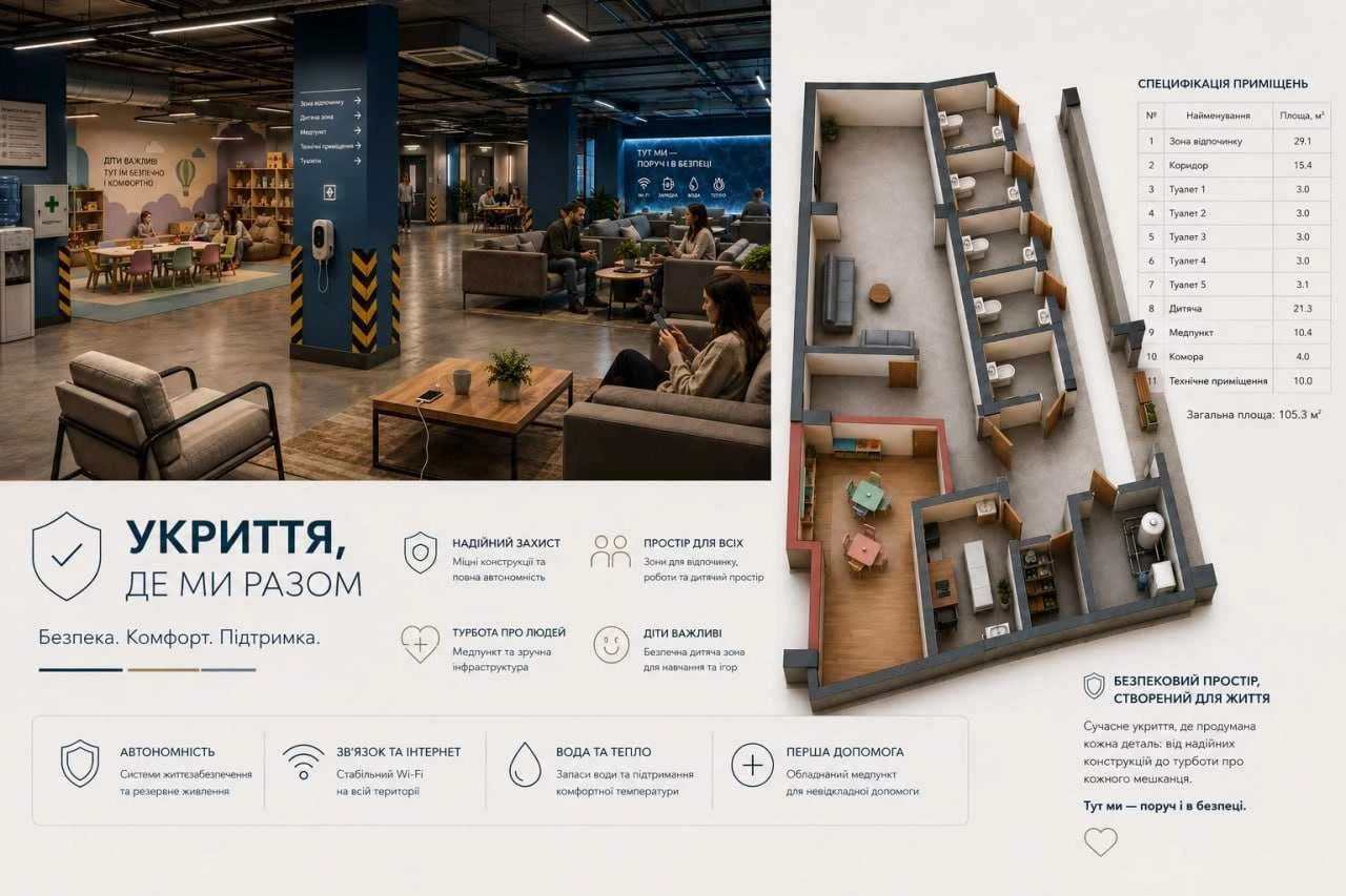 3-комнатная квартира 78 м2 с первым взносом 24 500 $ в ЖК Борис