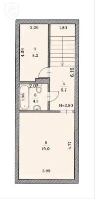3-room apartment in the center of Vishgorod - "School" residential complex