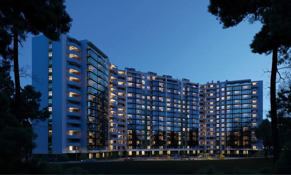 Простора 1-кімнатна 53 м² в ЖК «Київські Зорі»