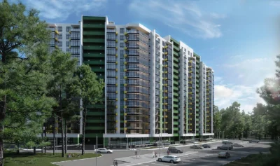 Sale of a 1-bedroom apartment, 37.52 m² in the "Kyivski Zori" residential complex, in the city of Vyshorod.