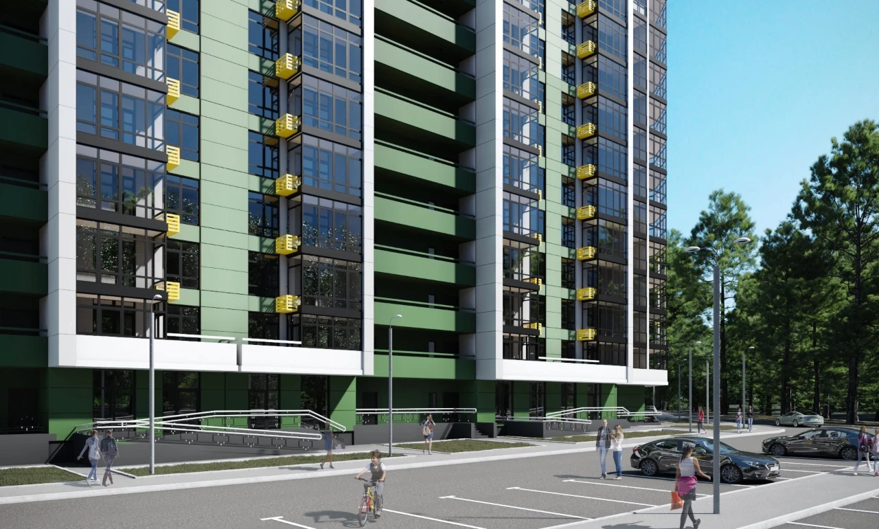 Sale of a 1-bedroom apartment, 37.52 m² in the "Kyivski Zori" residential complex, in the city of Vyshorod.