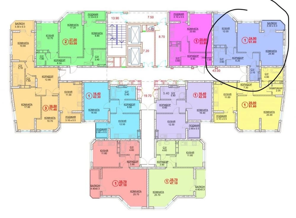 Видова 52 м²/кв, Комфорт-клас, без посредників, Велесгард