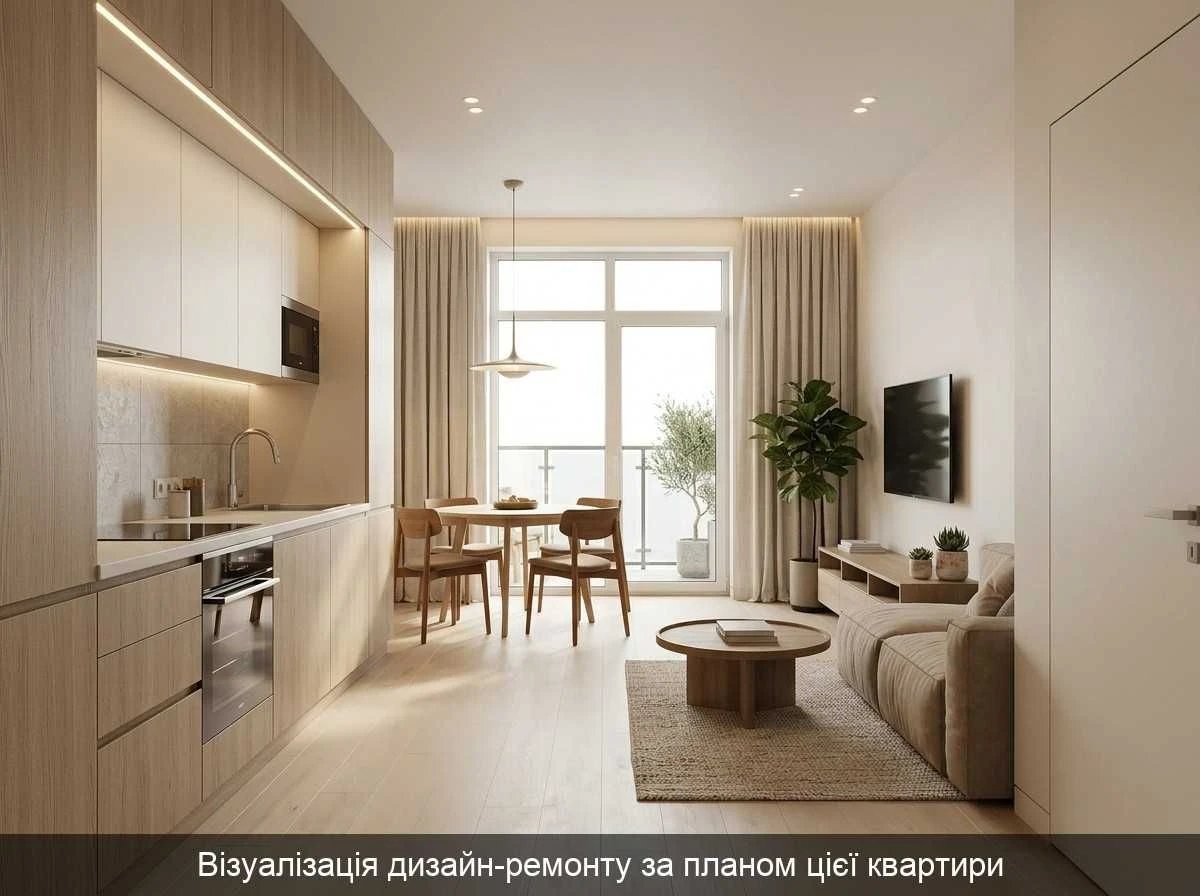 Studio Apartment 36 sq m in a completed building in Irpin