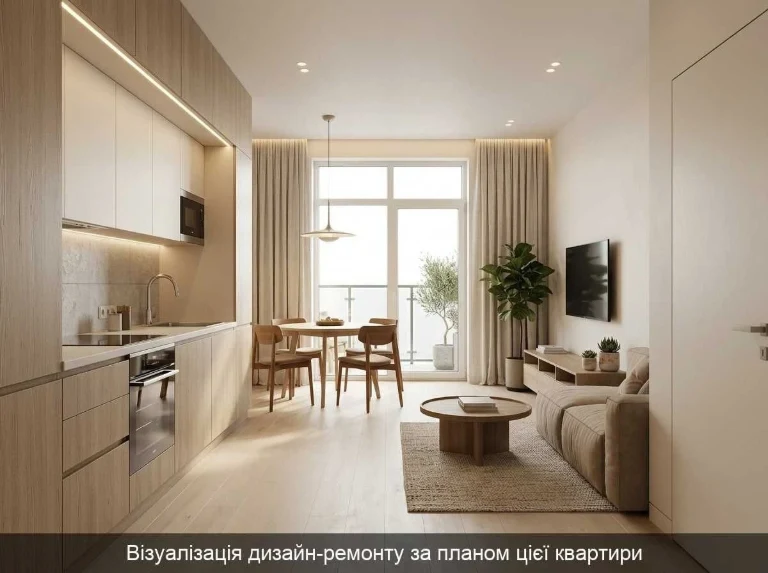 Studio Apartment 36 sq m in a completed building in Irpin