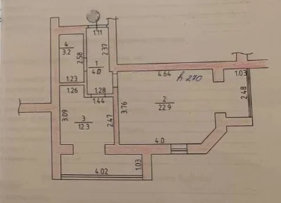 IPECN'. Central Park, Lesova Street, 4 apartment