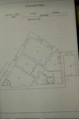 Квартира в Центрі, 4 кімнати (окремі) 107 м2.,вул.Просвіти