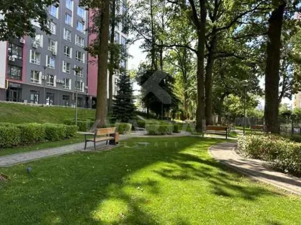 Three-bedroom apartment with minimal finishing in New Metres residential complex