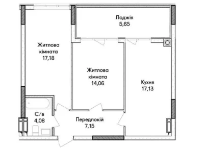 Просторная 2-комнатная квартира в Ирпене рядом с набережной — 51 400 грн/