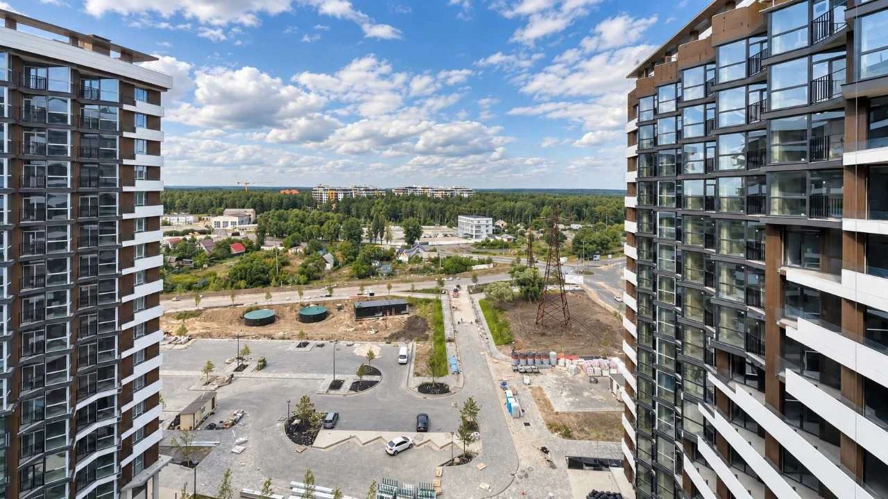 2-кімнатна квартира 59,24 м² у ЖК River Port біля озера — зданий