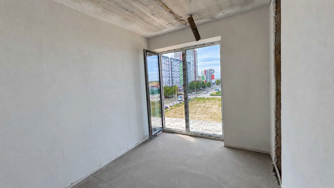 1к квартира 34,88 м² в ЖК Бургундія 3, газ, балкон, гардероб