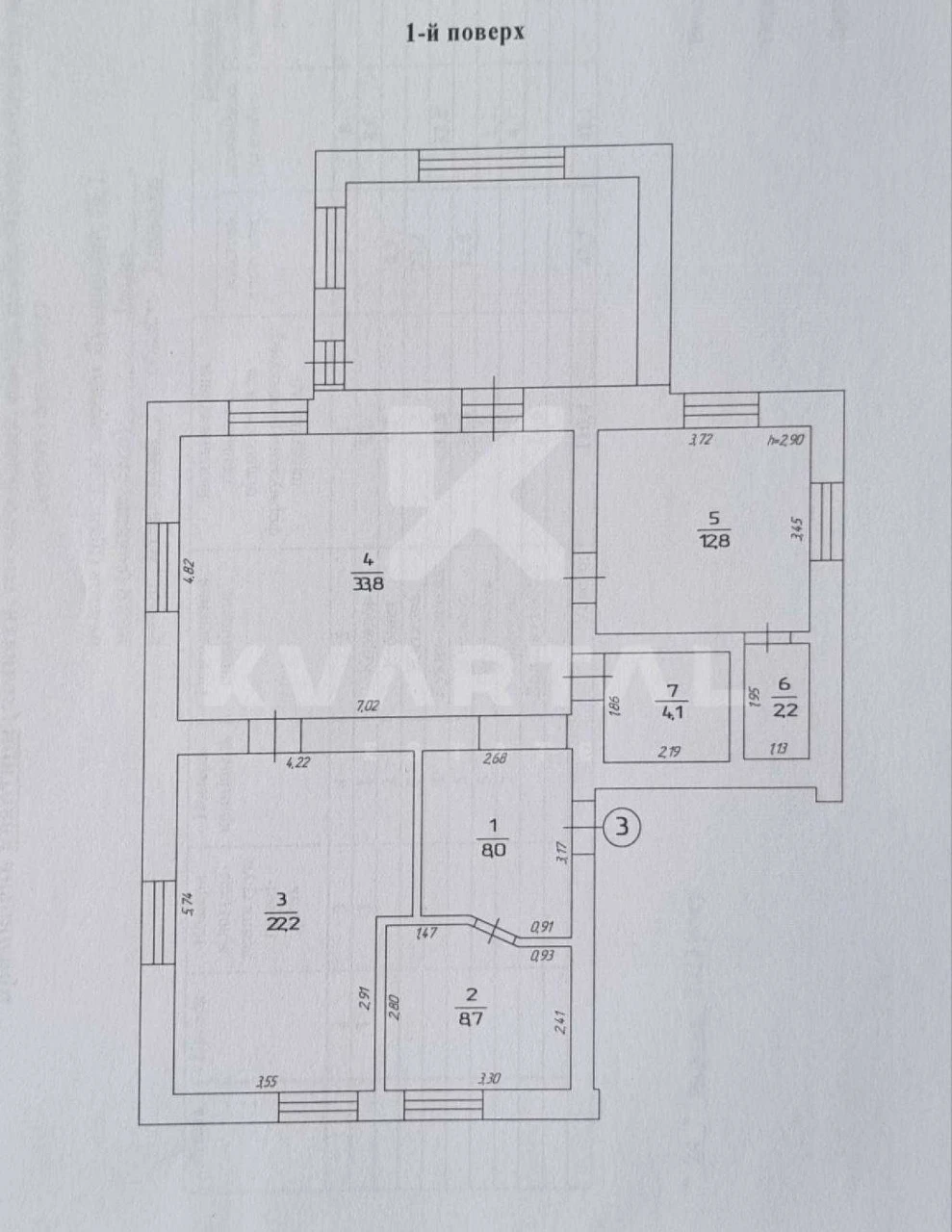 Продаж 3-кімнатній квартири (110 м2) з ремонтом та власною терасою