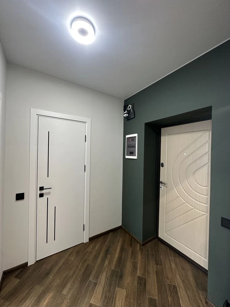 One-bedroom apartment with a kitchen of 21 square meters and individual gas heating