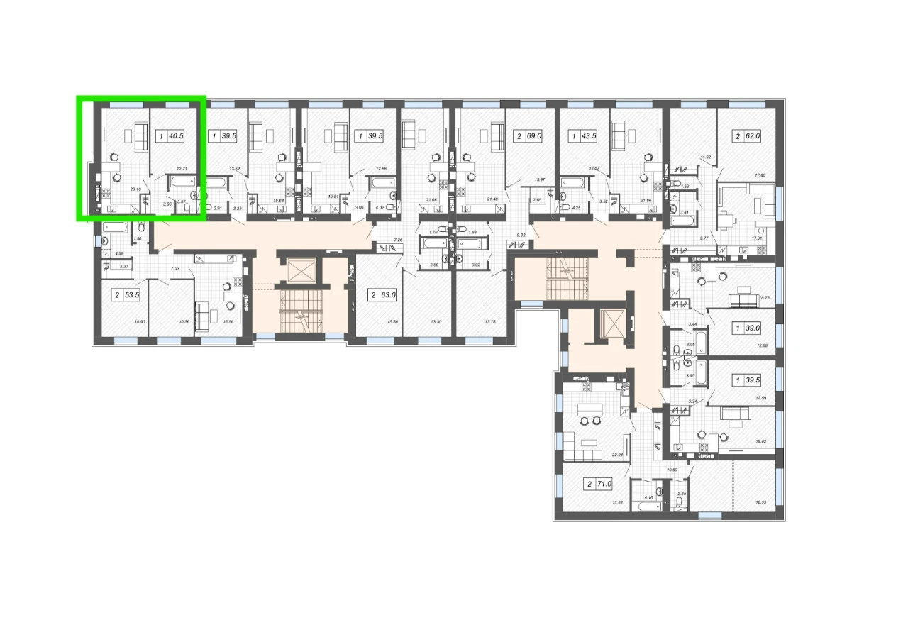 1-bedroom apartment near Central Park - gas boiler, all included