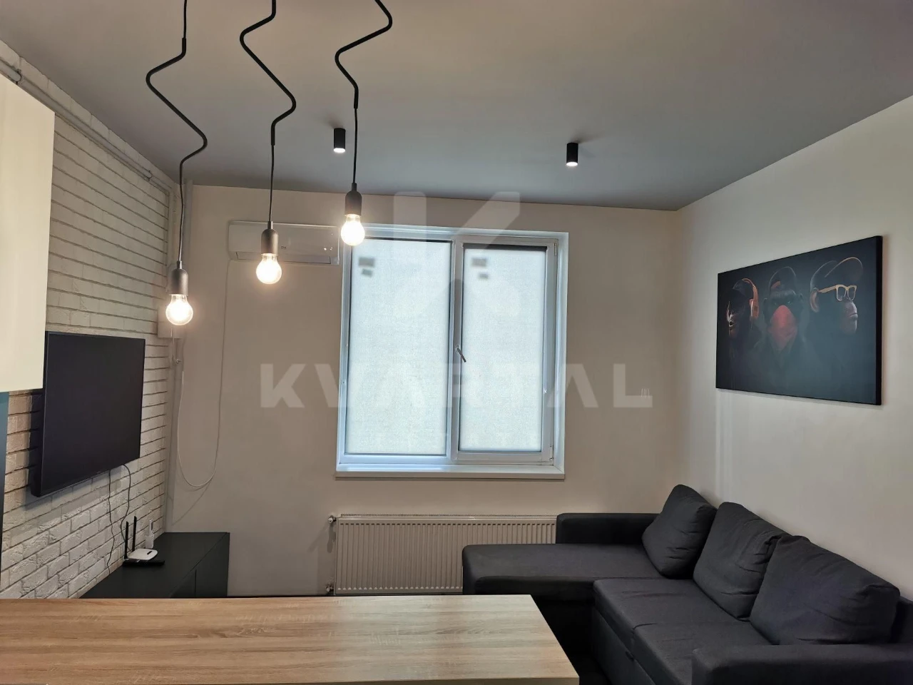 Продаж 1-к квартири з кухнею-вітальнею. Газове опалення