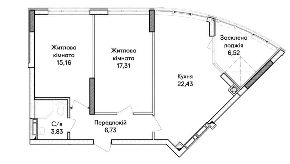 Забудовник, без комісії. Квартира під єОселю в новобудові