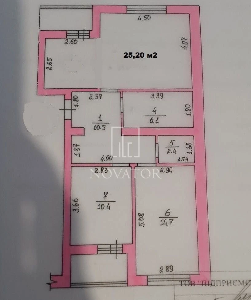 Apartment in the center, 77 sq m, opposite School No. 17 and Nezhnay Park